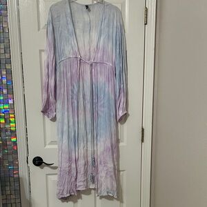 Tie-Dye Long Sleeve Women's Sweater